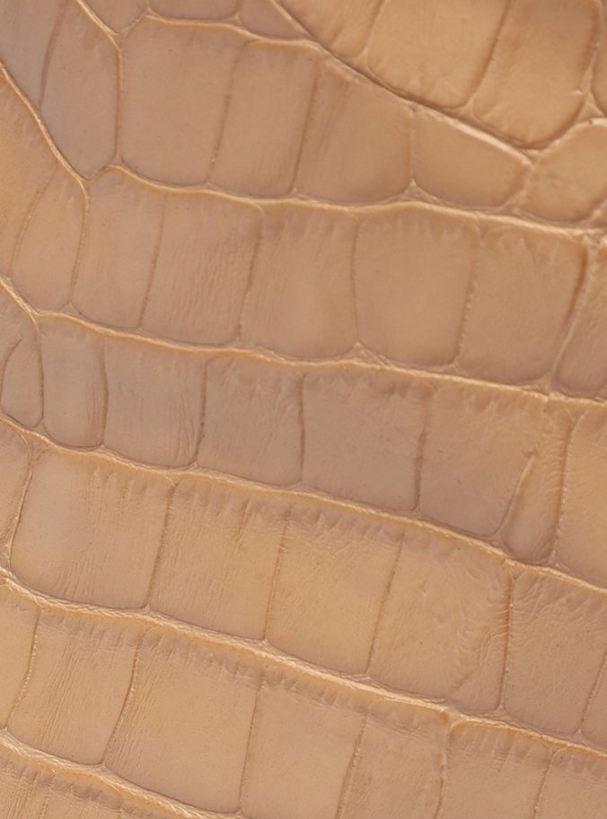 Bota Nude Croco Cano Alto Miranda 