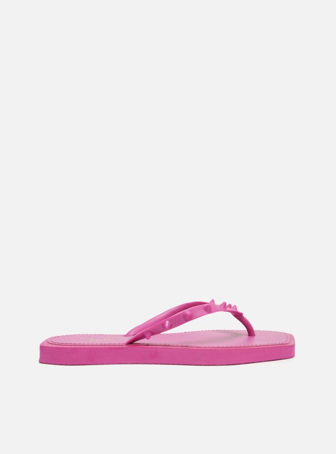 Chinelo de Dedo Roxo Bico Quadrado Brizza Rock