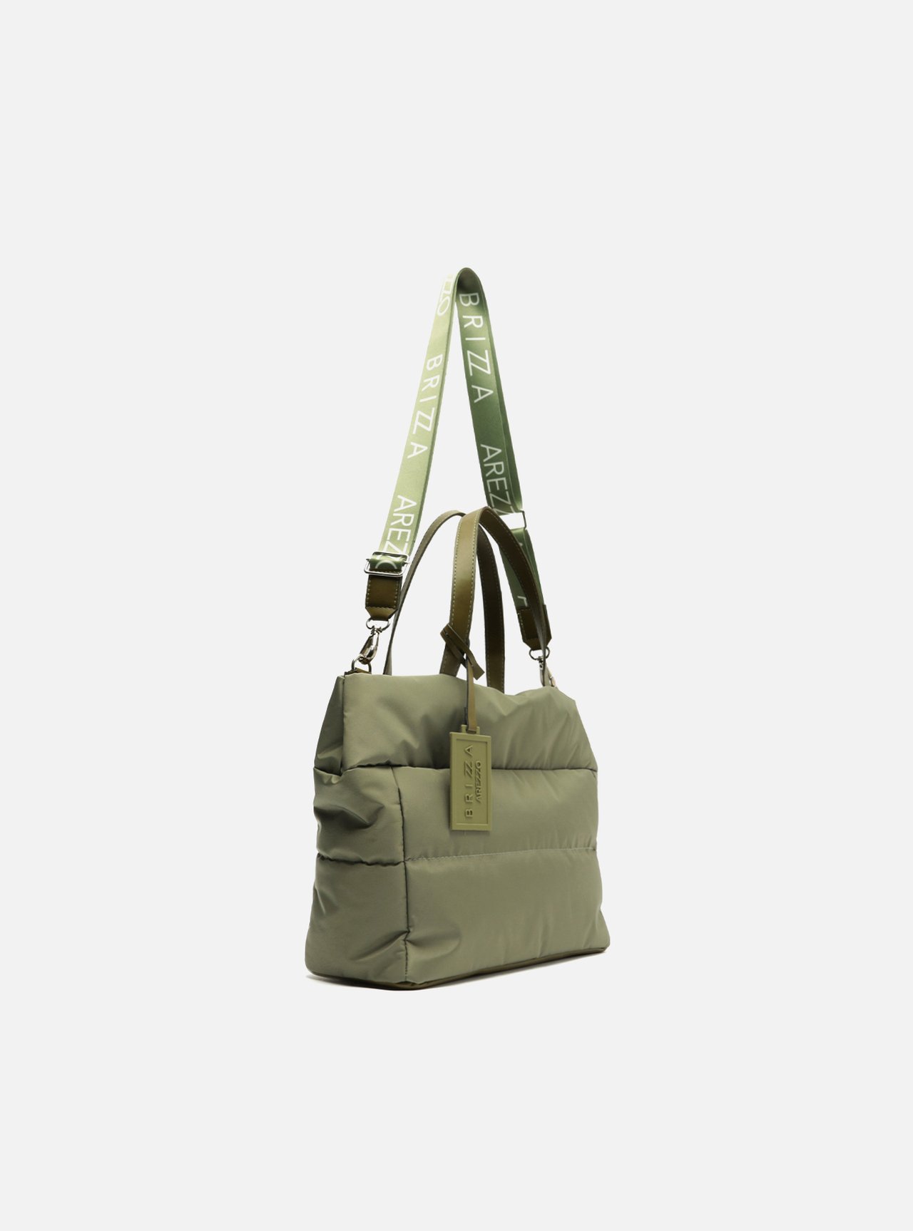 Bolsa Tiracolo Verde Nylon Gigi Pequena — foto 5