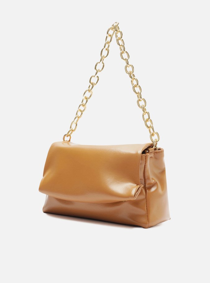 Bolsa Tiracolo Marrom Média Alça Extra Corrente