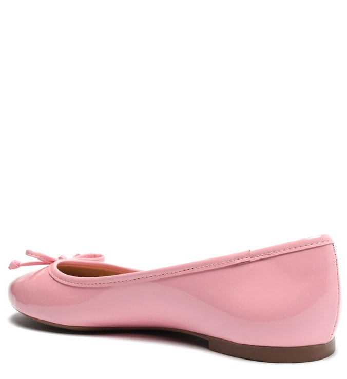 Sapatilha Rosa Verniz Laço