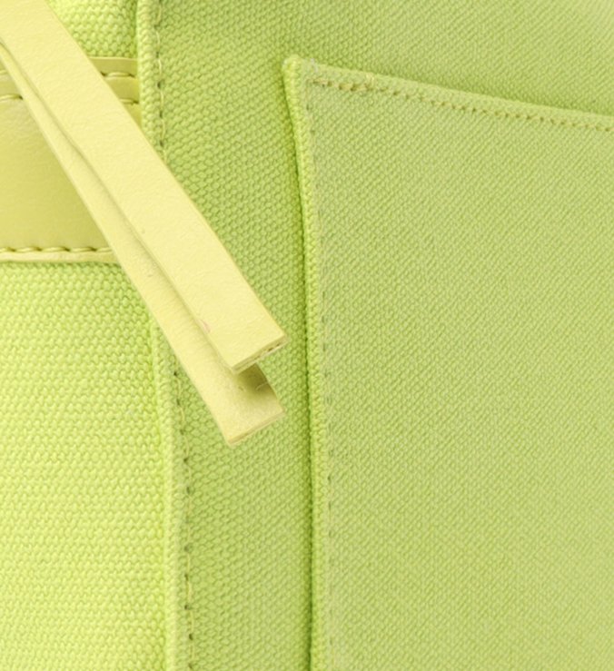 Bolsa Tiracolo Verde Lona Clara Pequena