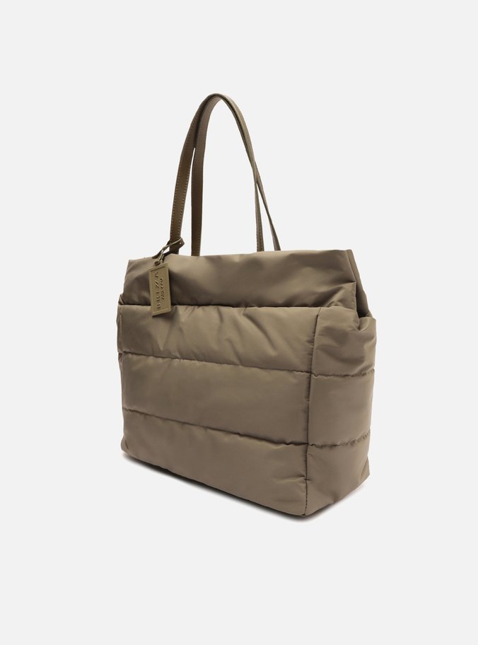 Bolsa Shopping Verde Nylon Gigi Grande
