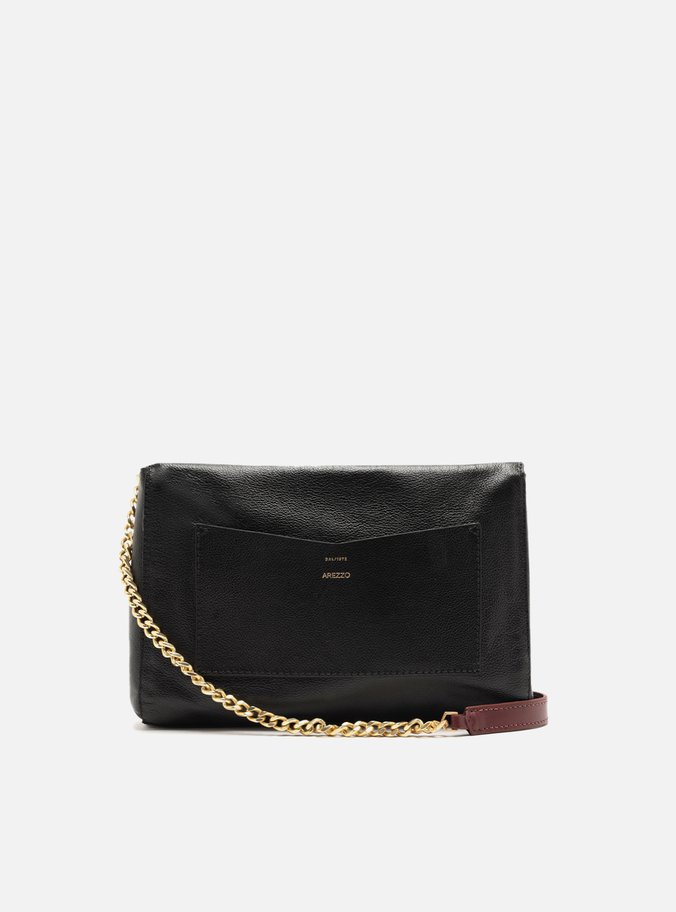 Bolsa Tiracolo Vermelha Couro Croco Média Reversível