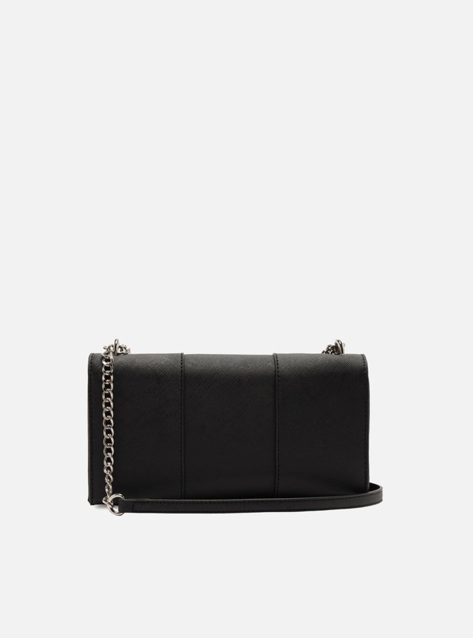 Bolsa Tiracolo Preta Pequena Recortes
