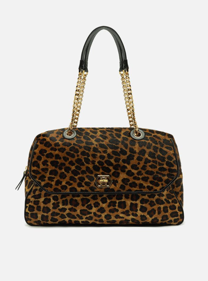 Bolsa Bowling Animal Print Grande Encaixe Metal