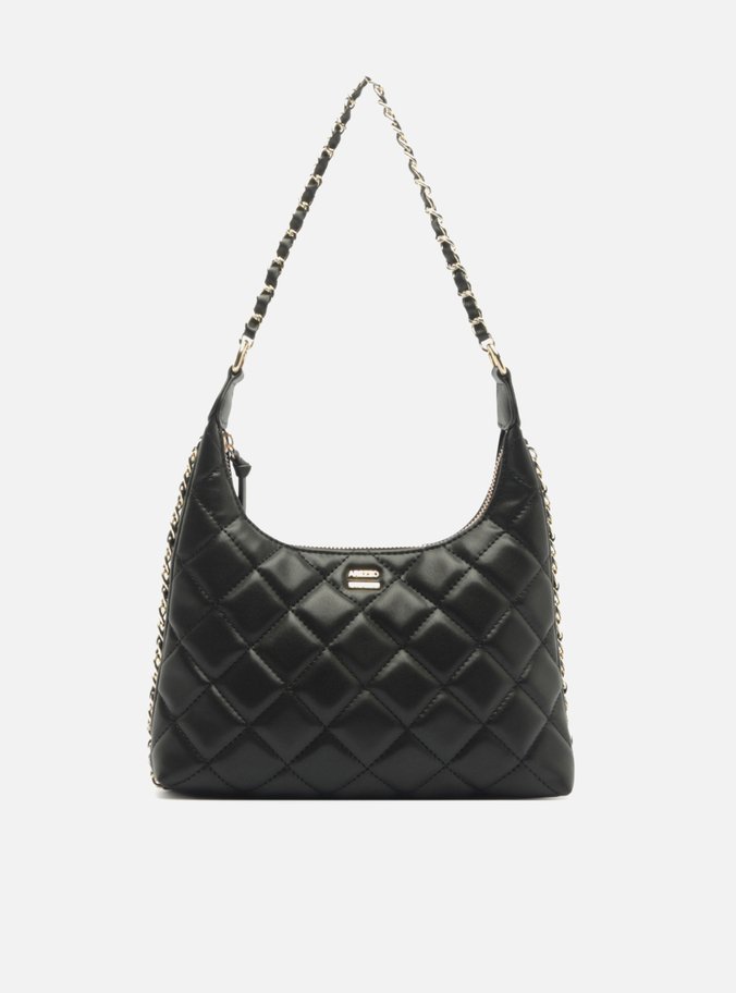 Bolsa Shoulder Preta Matelassê Média Corrente