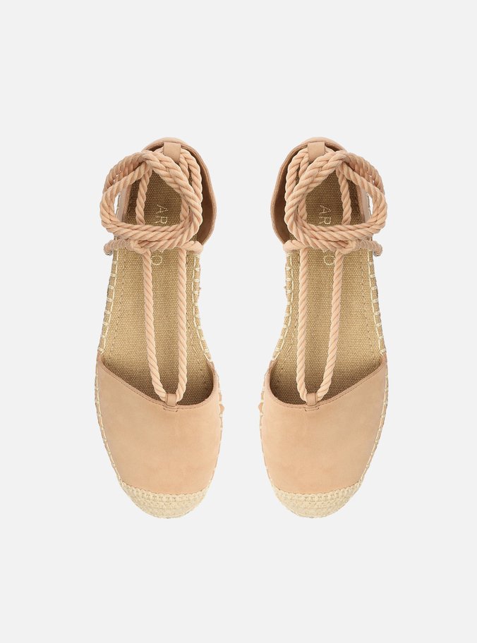 Espadrille Nude Salto Rasteiro