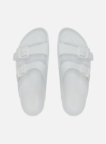 Slide Branca Flatform Tiras Brizza