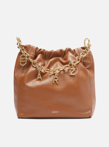 Bolsa Tiracolo Marrom Couro Olívia Pequena
