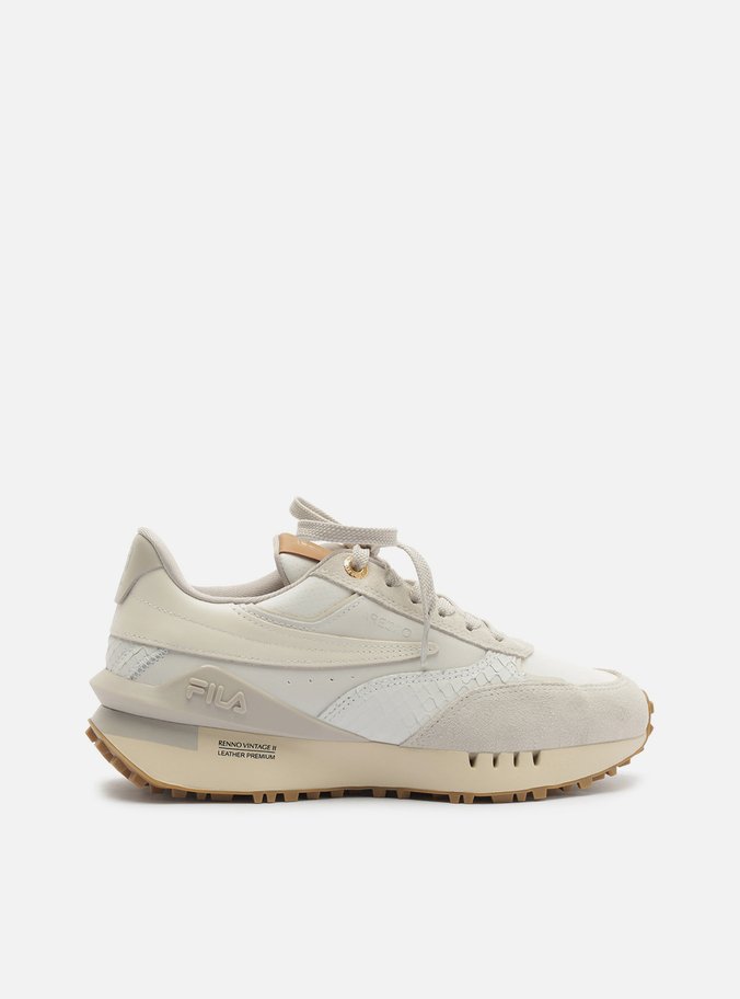 Tênis Branco Solado Esportivo Suede Fila