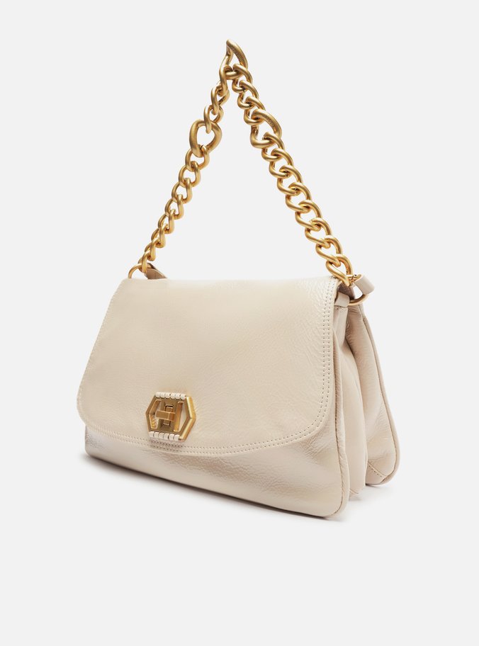 Bolsa Tiracolo Branca Couro Amélia Grande