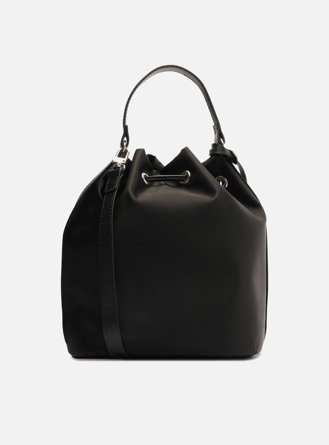 Bolsa Bucket Preta Nylon Média