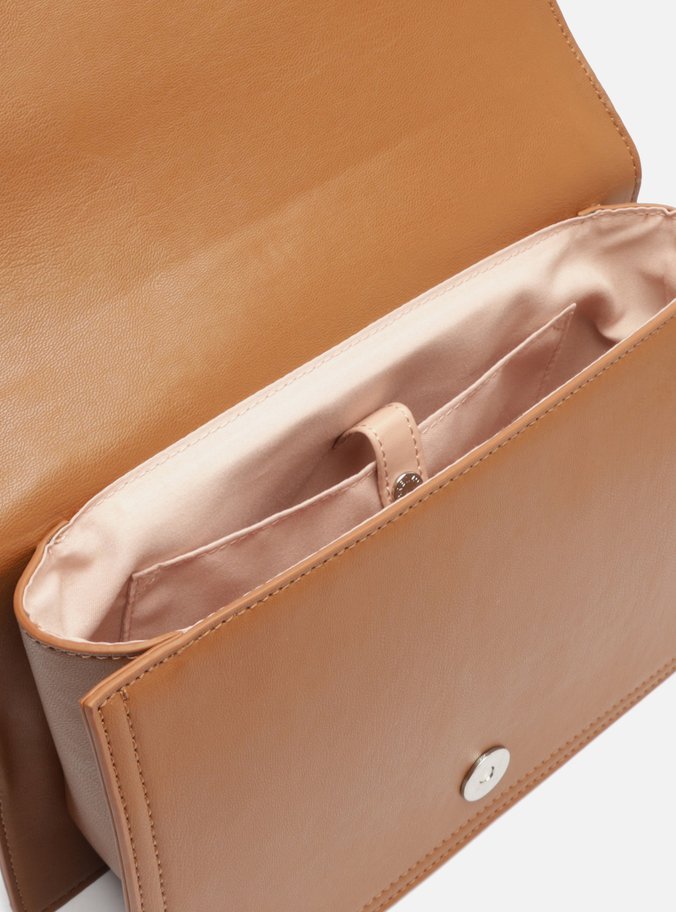 Bolsa Tiracolo Marrom Média