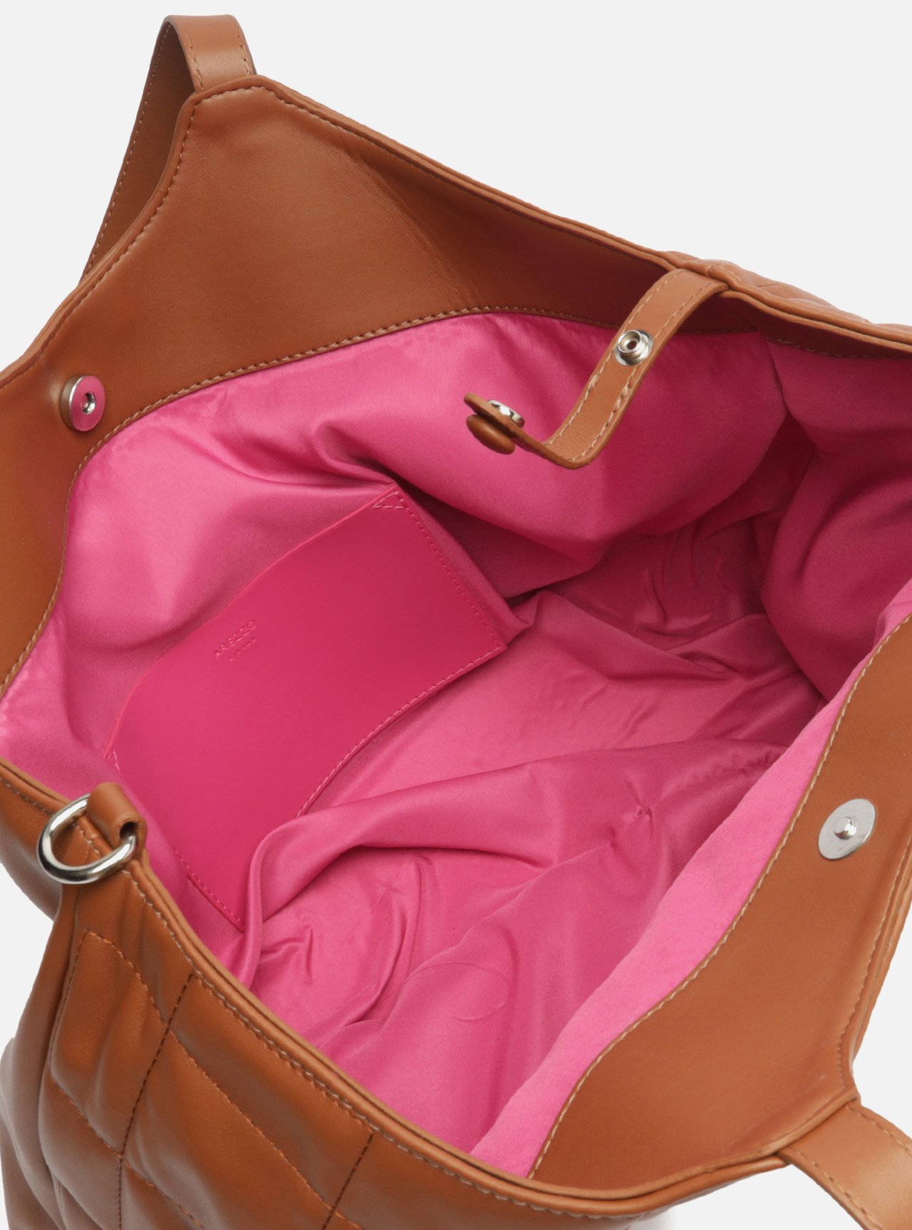 Bolsa Shopping Marrom Matelassê Fancy Grande — foto 4
