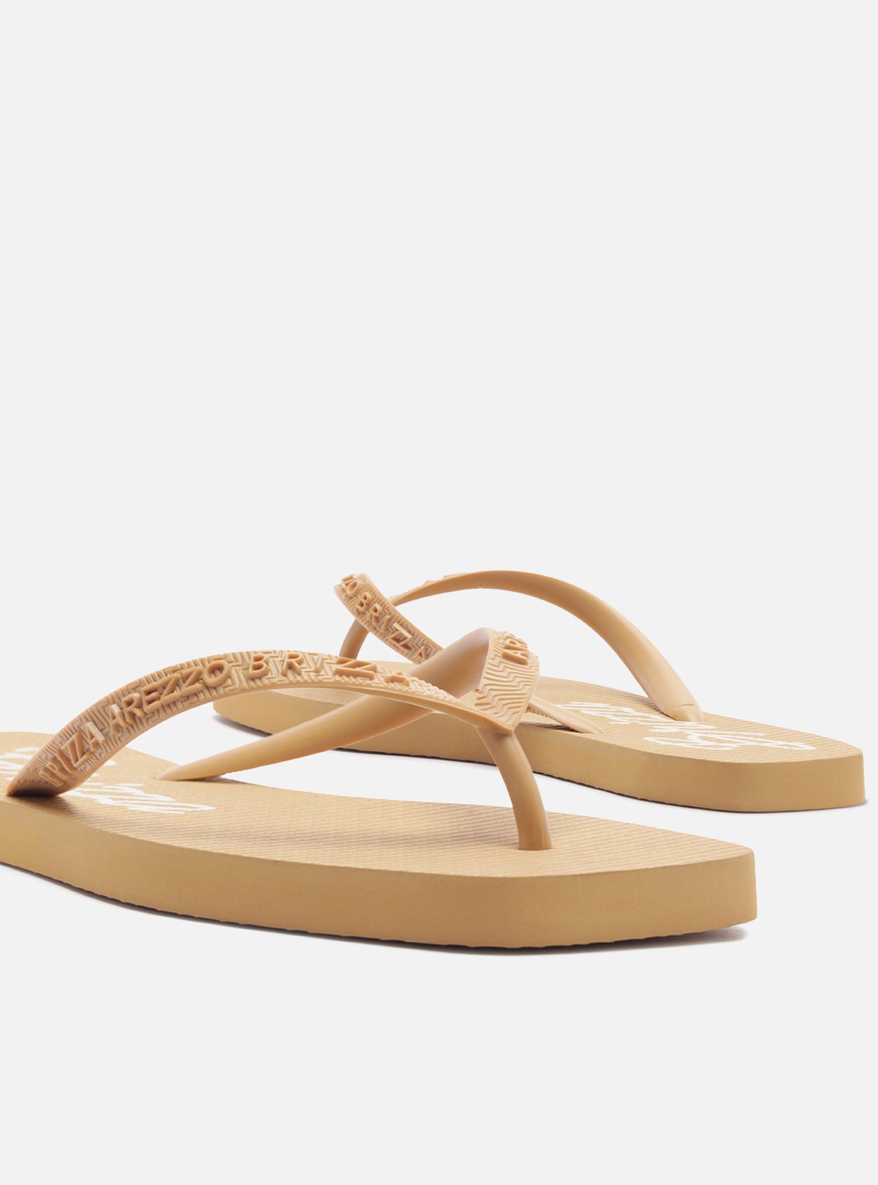 Chinelo de Dedo Nude Flatform Brizza — foto 4