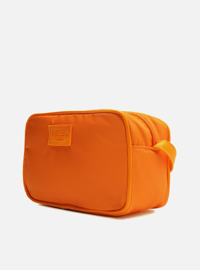 Bolsa Tiracolo Laranja Nylon Lizza Pequena Brizza