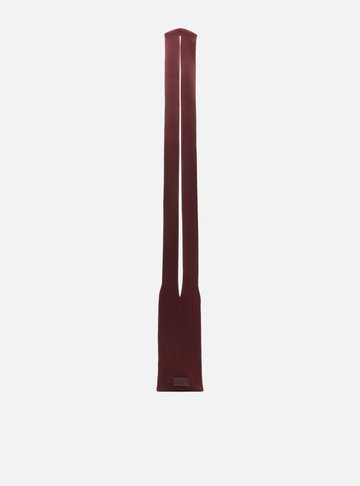 Arezzo — Bolsa Tiracolo Cabernet Jelly Knit Pequena Brizza
