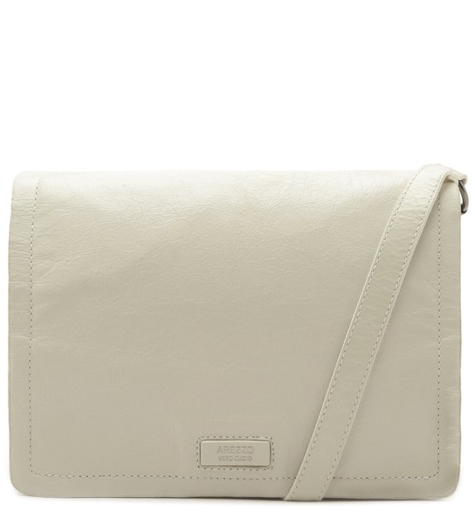 Bolsa Tiracolo Couro Joy Média Geada