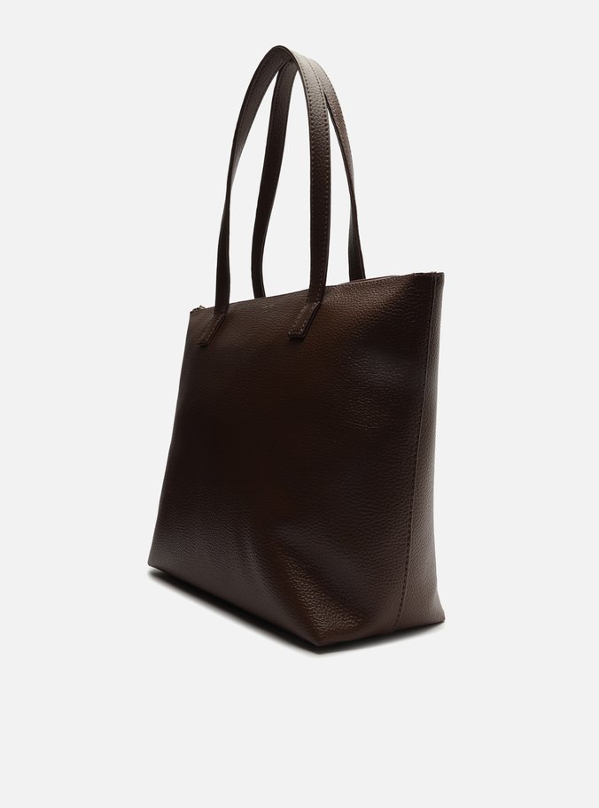 Bolsa Shopping Marrom Escuro Mercato Grande Pouch