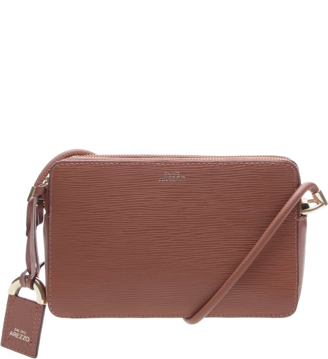 Bolsa Tiracolo Couro Wave  Abraccio Boheme