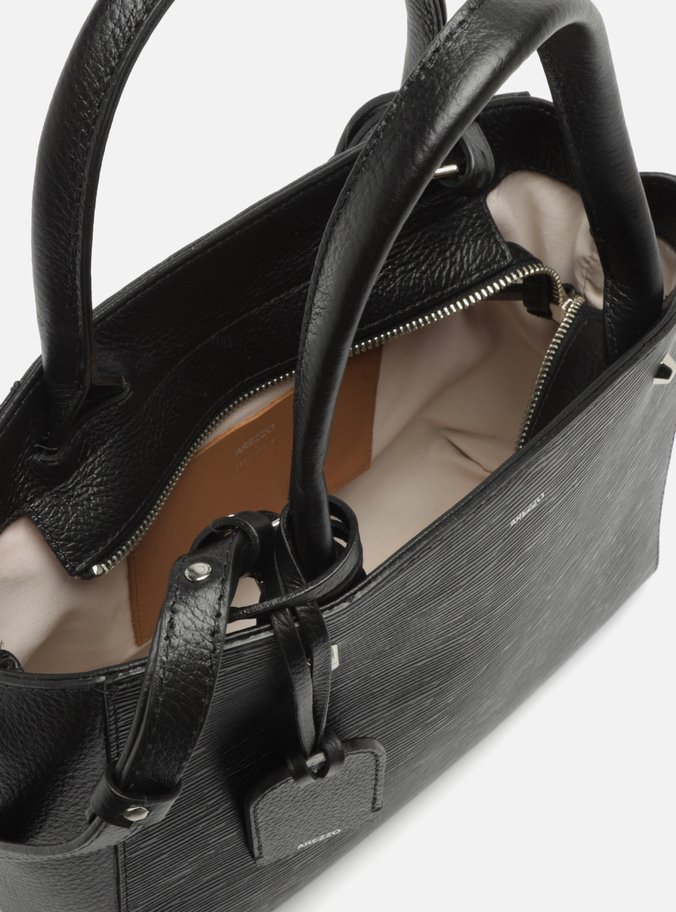 Bolsa Couro Tote Média Bella Preta
