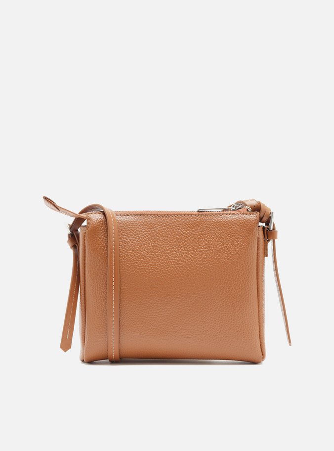 Bolsa Tiracolo Marrom Média