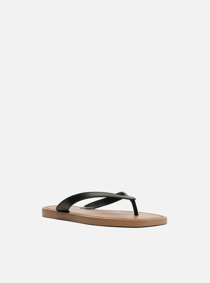 Chinelo de Dedo Preto Tira V Brizza