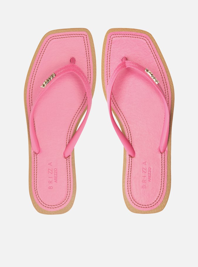 Chinelo de Dedo Rosa Recouro Color Square
