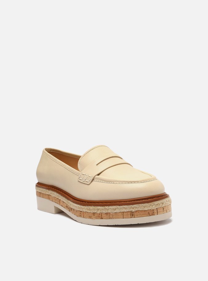 Mocassim Off White Couro Sola Multimaterial Arezzo