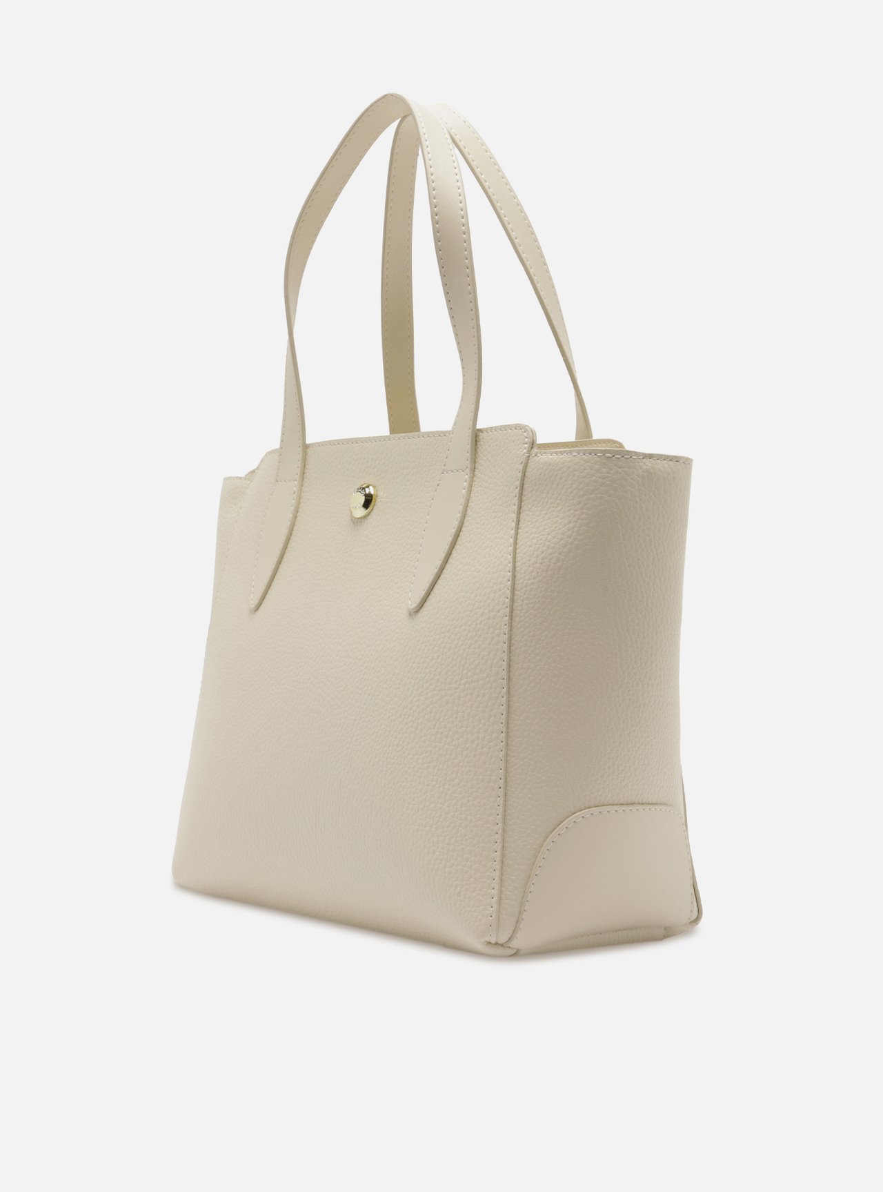 Bolsa Tote Branca Média Metais — foto 2