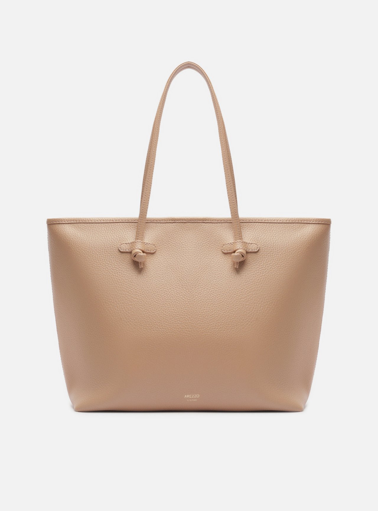 Bolsa Shopping Bege Grande Pouch — foto 6