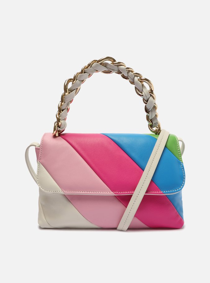 Bolsa Tiracolo Colorida Couro Nicole Média | Arezzo