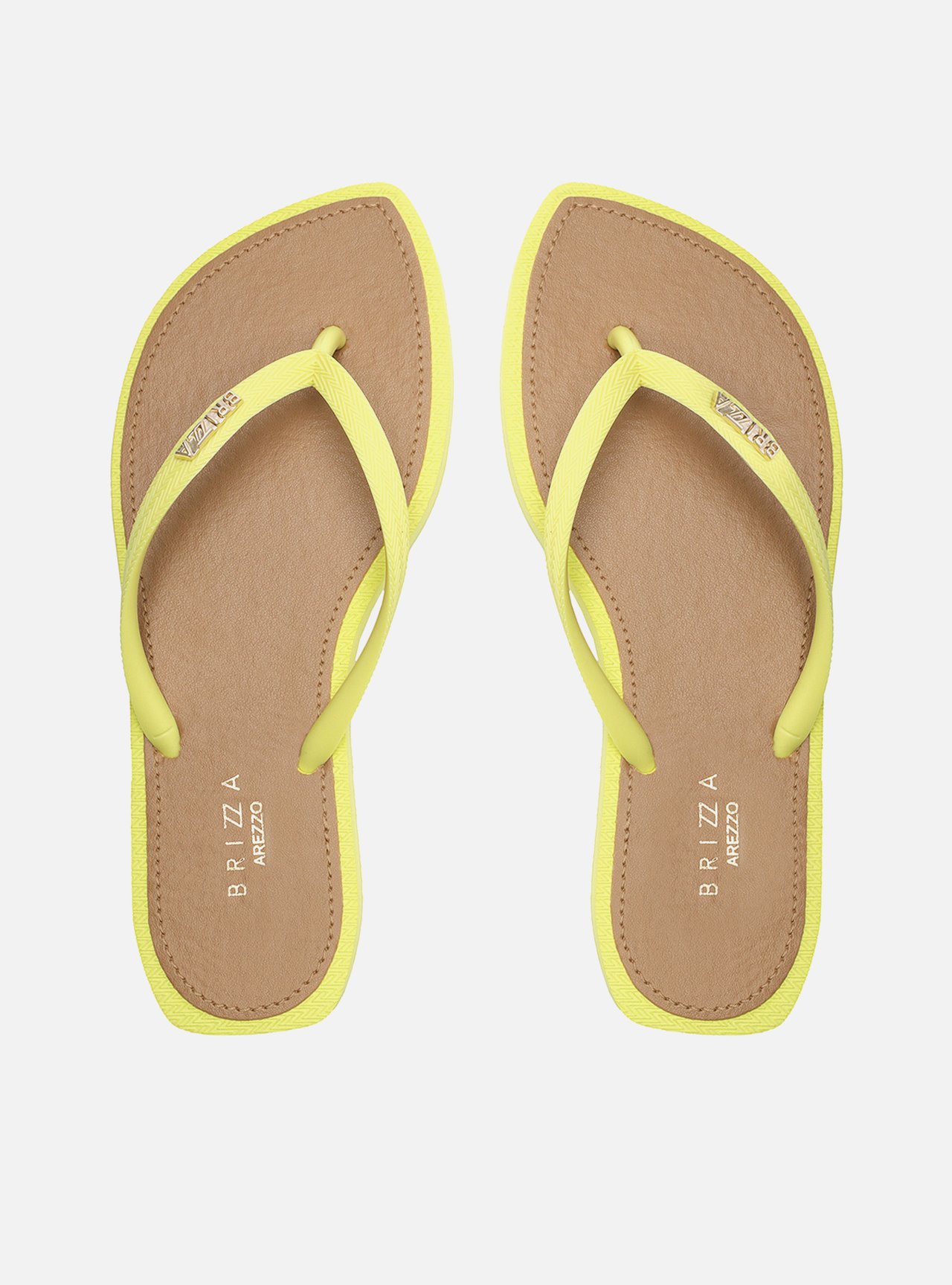 Chinelo de Dedo Amarelo Recouro Flash Brizza — foto 1