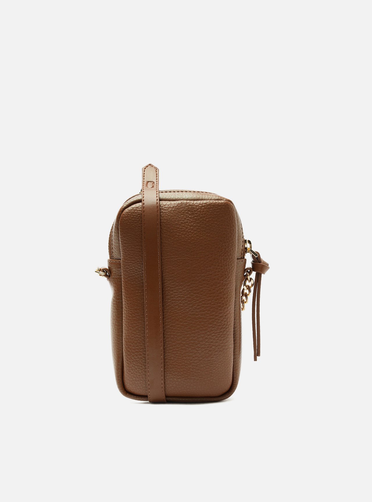 Mini Bag Marrom Porta-Celular Bolso — foto 3