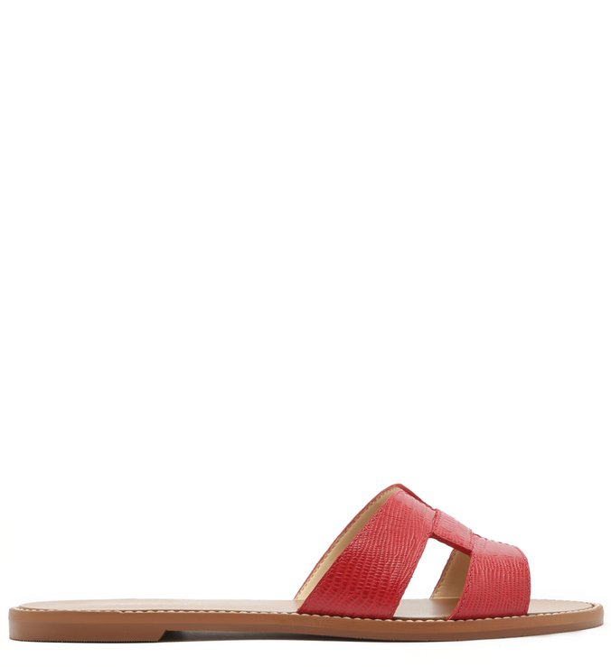 Chinelo Rasteiro Lizard Lust Red