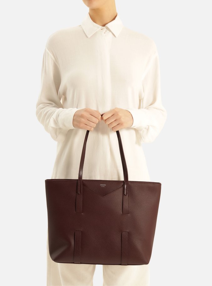 Bolsa Shopping Vinho Grande Tiras