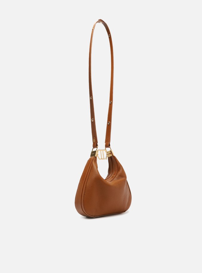 Bolsa Tiracolo Marrom Couro Harper Pequena