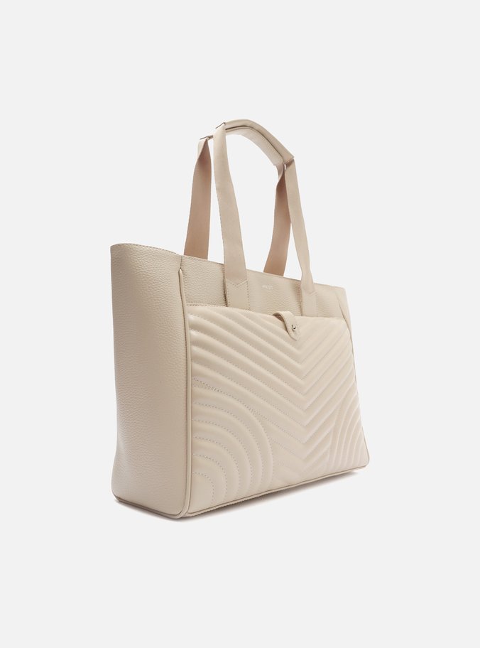 Bolsa Shopping Branca Matelassê Grande