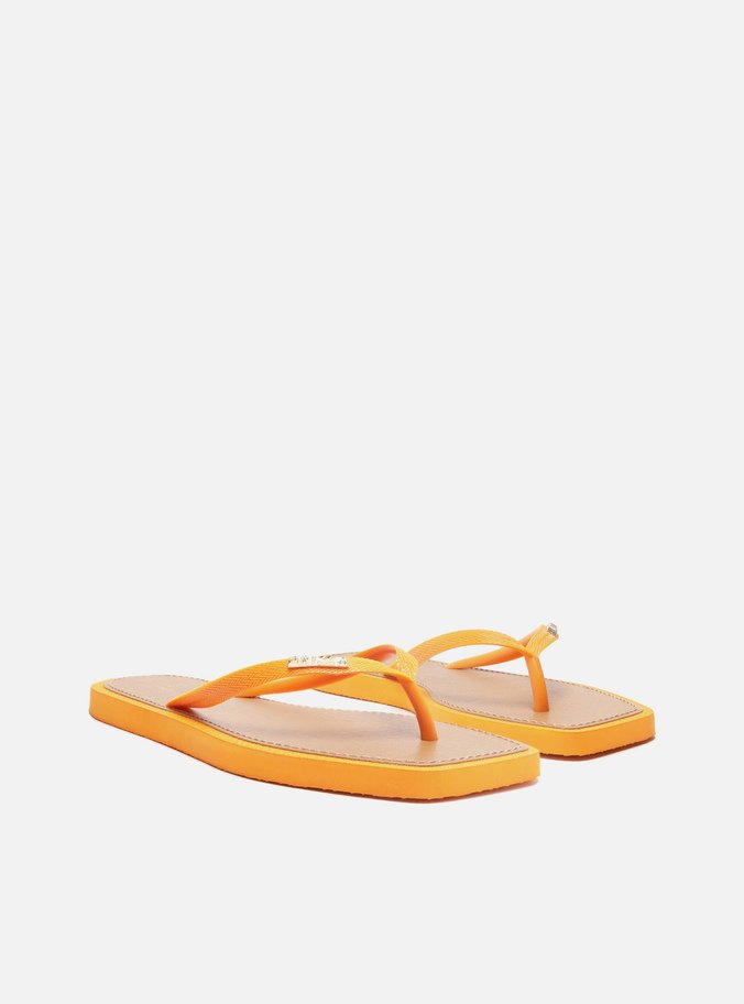 Chinelo de Dedo Laranja Square Recouro Brizza