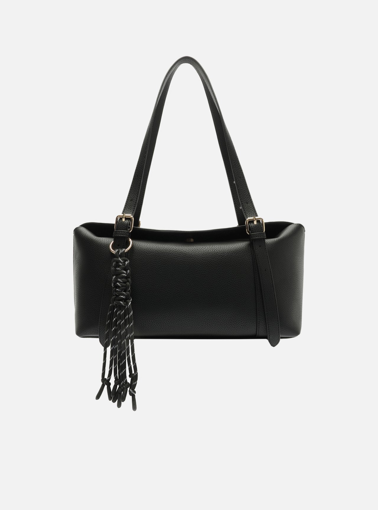 Bolsa Shoulder Marrom Média Trança — foto 1