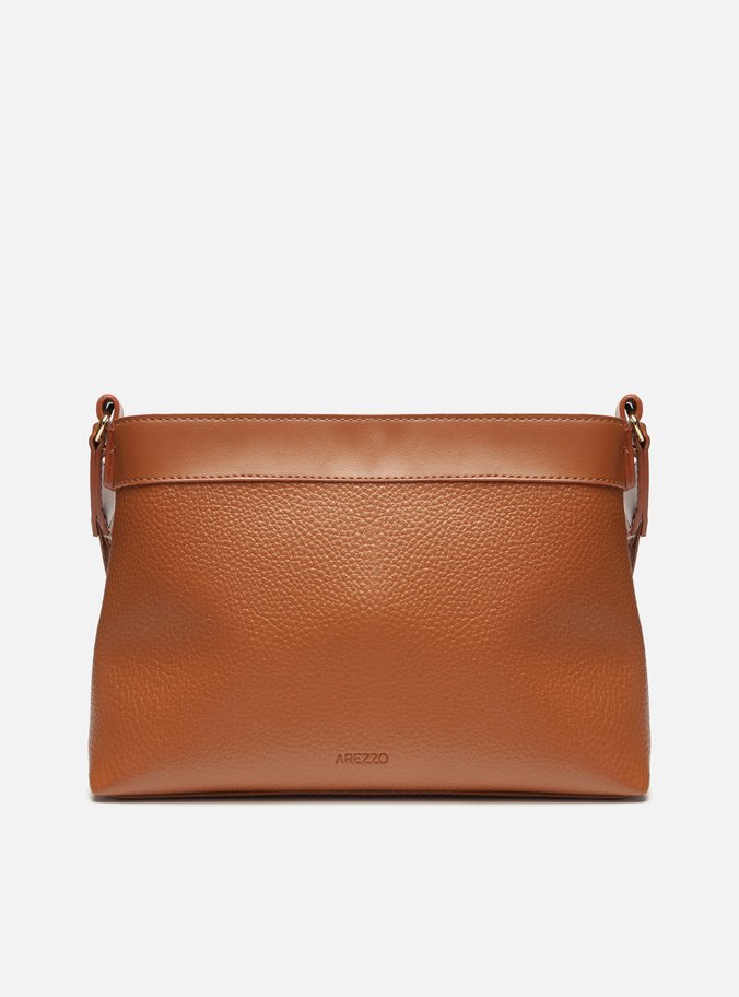 Bolsa Tiracolo Média Marrom