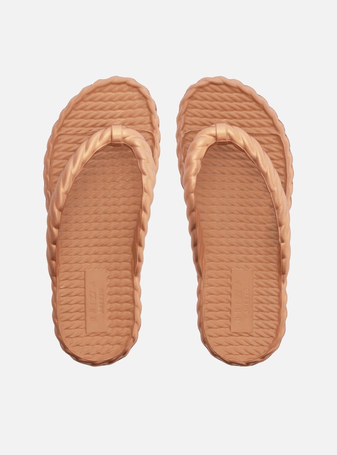 Chinelo de Dedo Dourado Marrocos Brizza