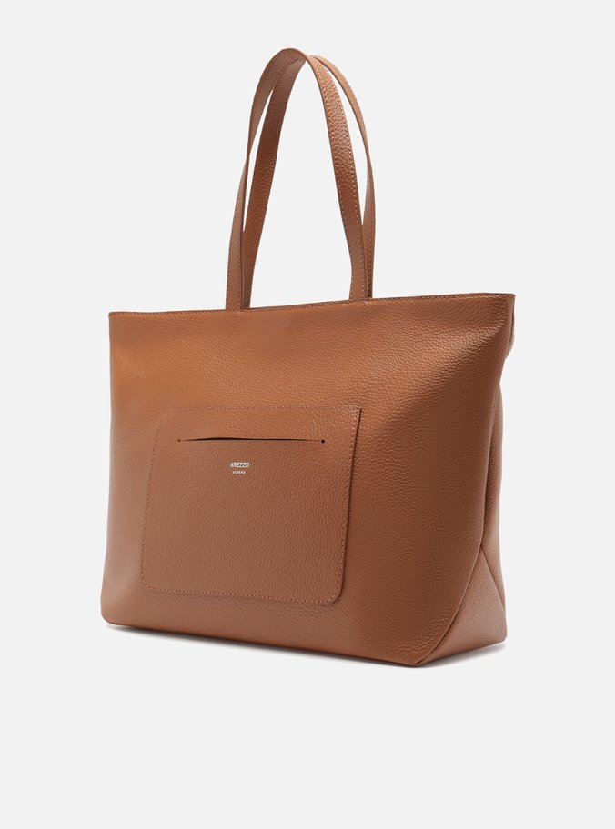 Bolsa Shopping Marrom Grande