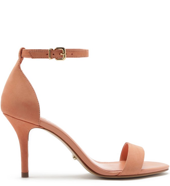 Sandália Isabelli Nobuck Média New Salmon