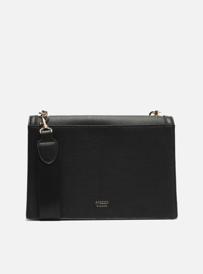 Bolsa Tiracolo Preta Detalhe Pequena