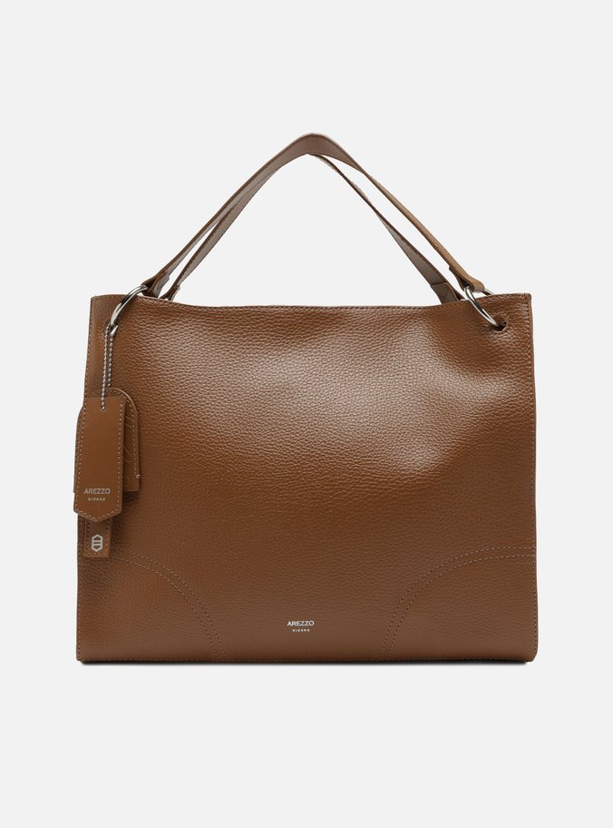 Bolsa Hobo Marrom Grande Tiras Alças