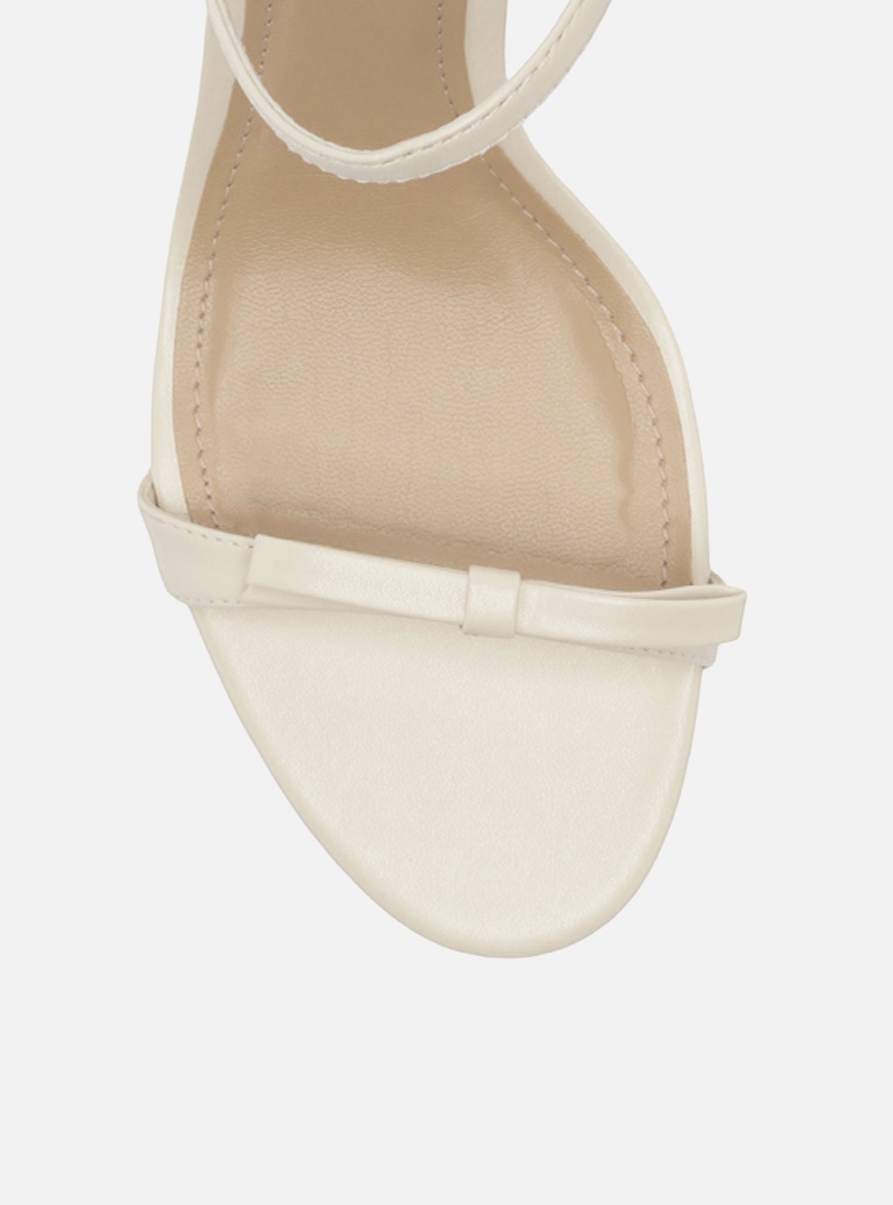 Sandália Off-White Salto Fino Laço — foto 5