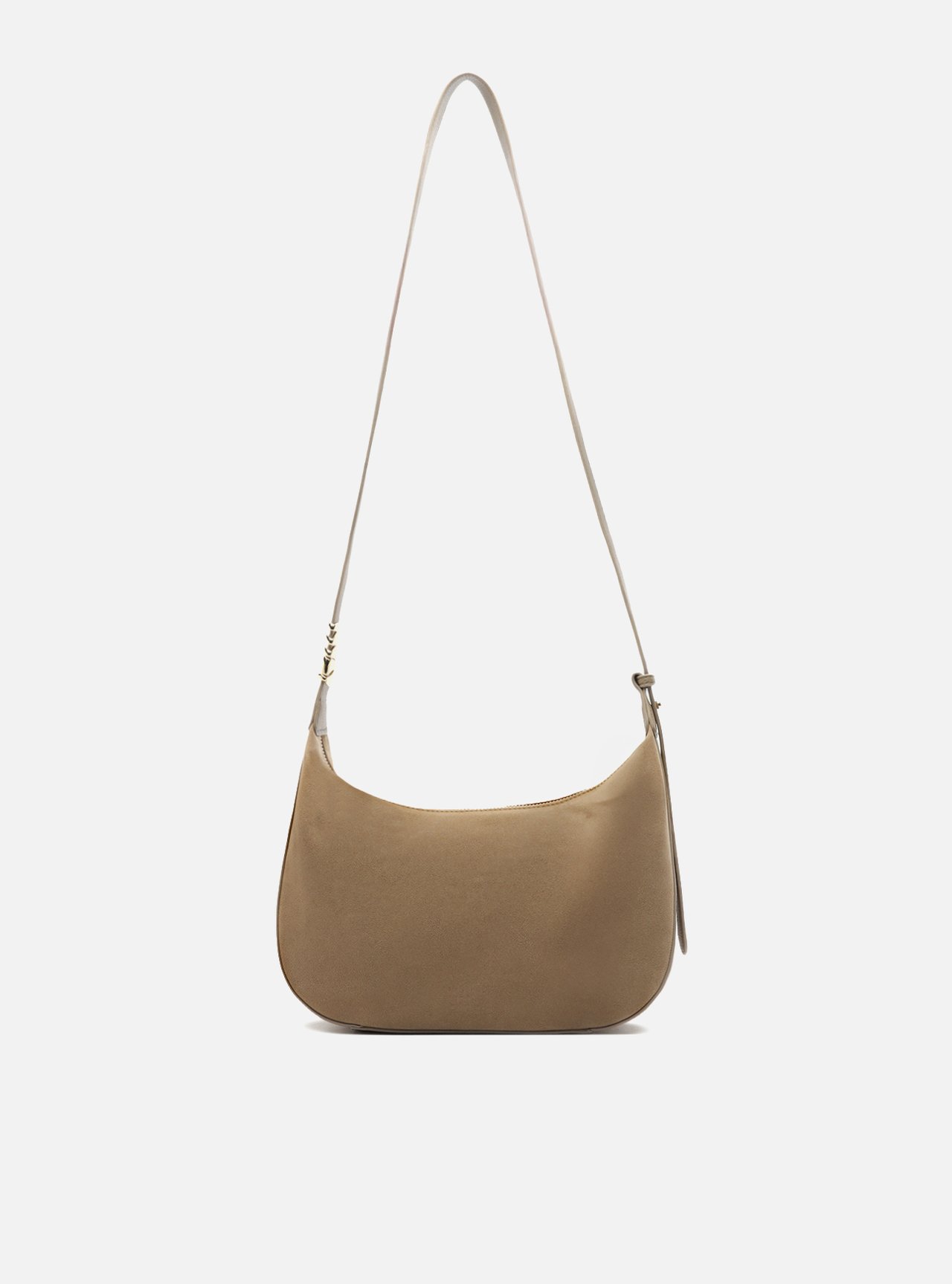 Bolsa Hobo Cinza Média — foto 3