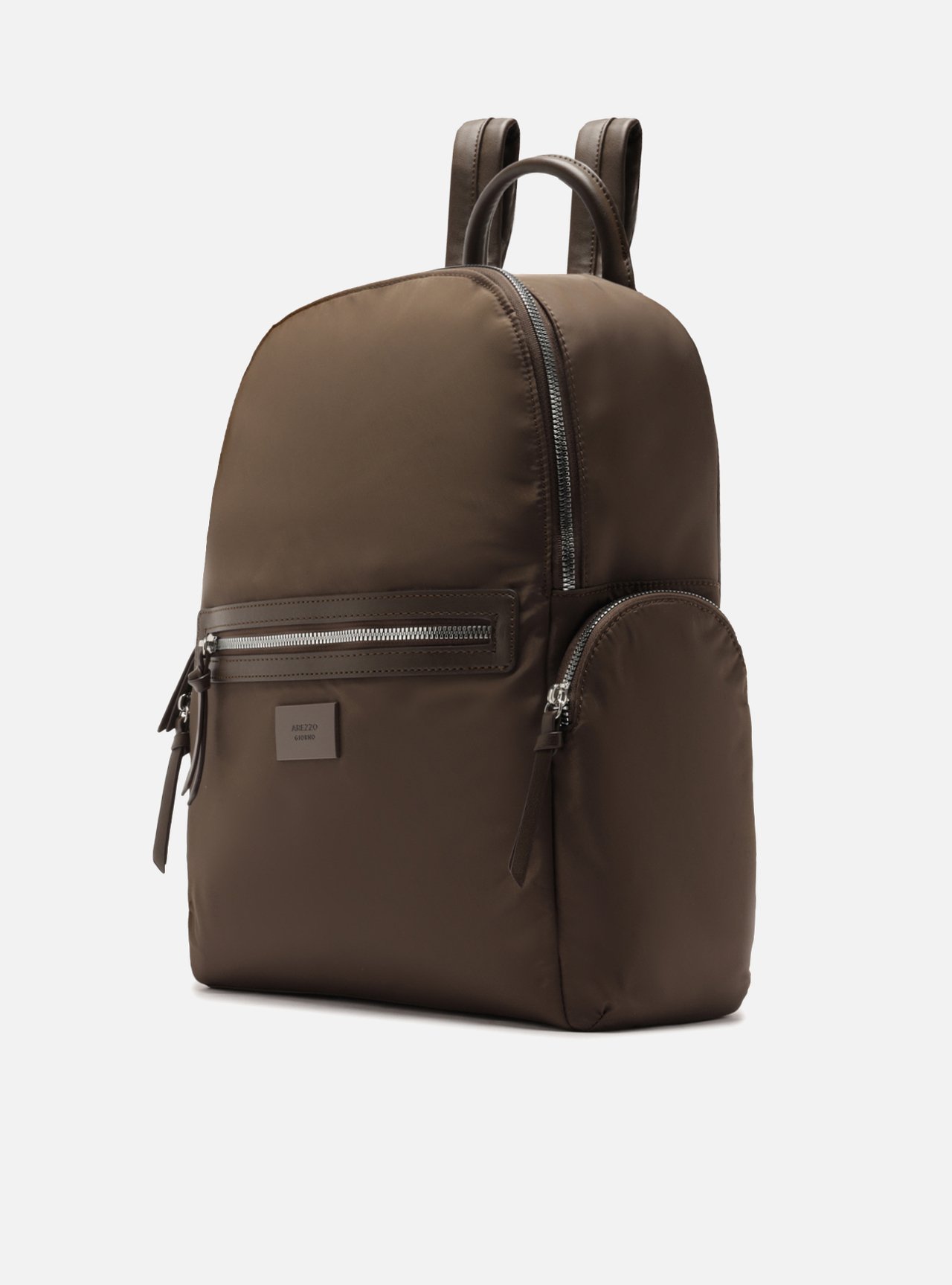 Mochila Nylon Grande Marrom — foto 2